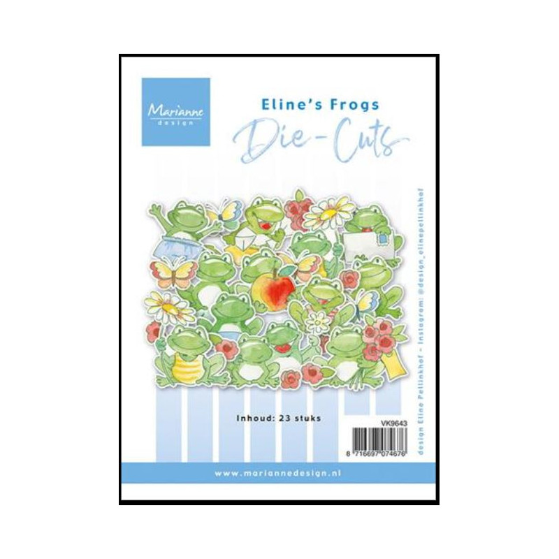Marianne Design Die-Cuts "Eline's frogs" VK9643