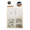 Studio Light • Grunge Collection Stamp & Cutting Dies Tag & Tickets