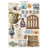 Stamperia Secret Diary Junk Journal Stickers, Backgrounds, Cut-Outs (SBJK15)