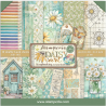 Stamperia 8X8 Daisy art Paper pack