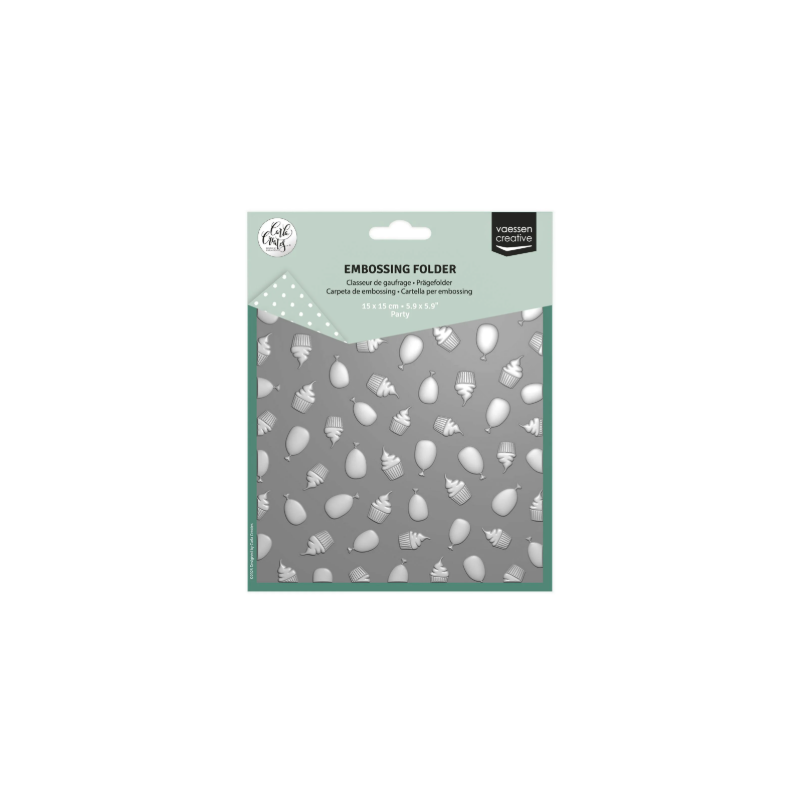 Vaessen Creative • Embossing Folder Party 5.9x5.9"
