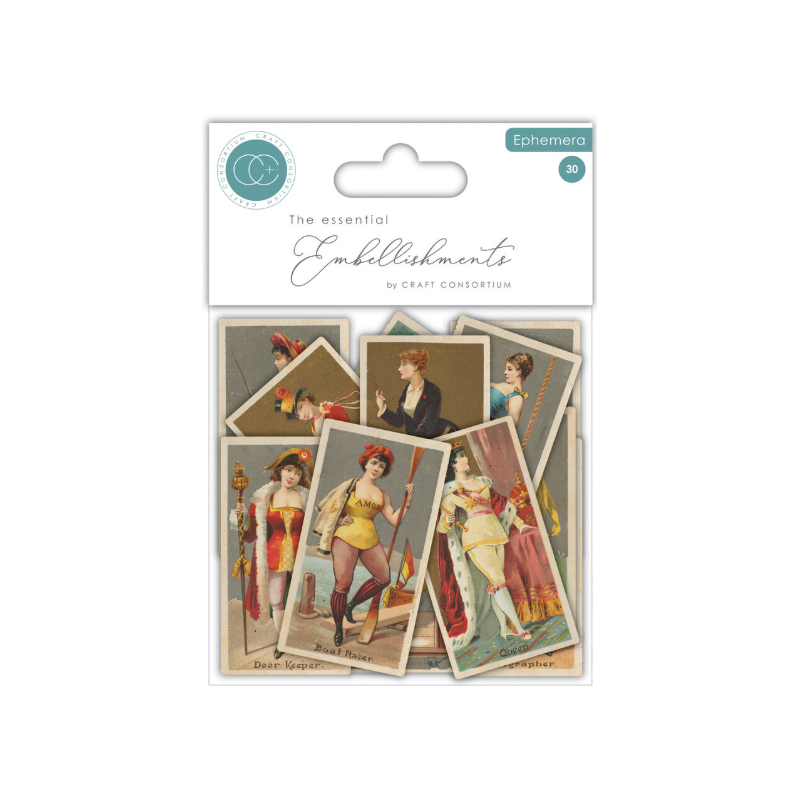 Craft Consortium The Collector Ephemera Ladies (30pcs) (CEEPH001)