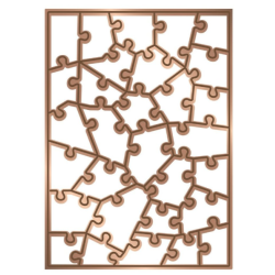GEMINI 5x7 Inch Abstract Jigsaw Multi Media Dies (30pcs) (GEM-MMD-ABJIG30)