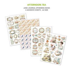 Ciao Bella Afternoon Tea A4 Junk Journal Ephemera Book (32pcs) (CBB020)