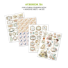 Ciao Bella Afternoon Tea A4 Junk Journal Ephemera Book (32pcs) (CBB020)
