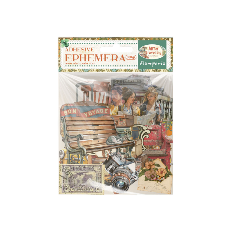 Stamperia Art of Travelling Ephemera (39pcs) (DFLCT79)