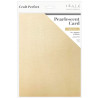 Craft Perfect • Pearlescent Card A4 250g Coffee Cream 5pcs