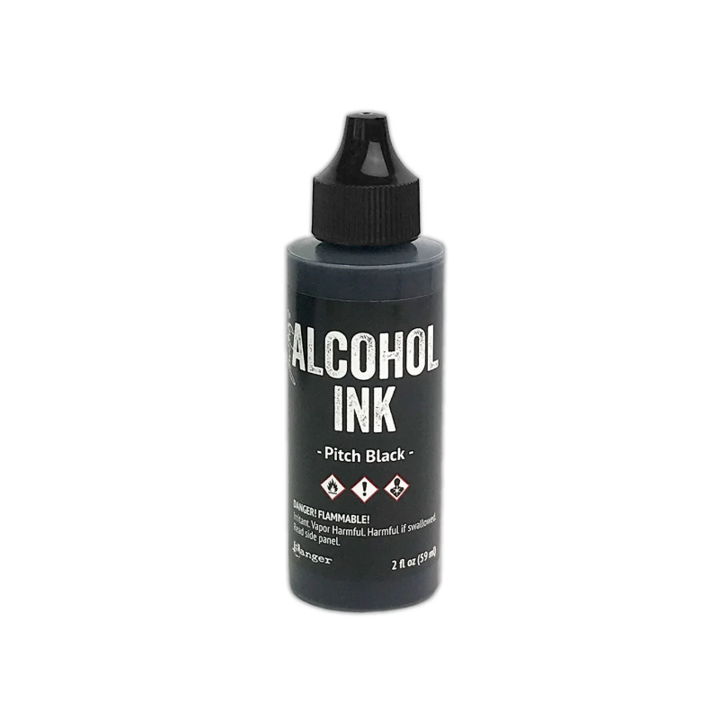 Ranger Alcohol Ink 59 ml - Pitch Black  TAG76230