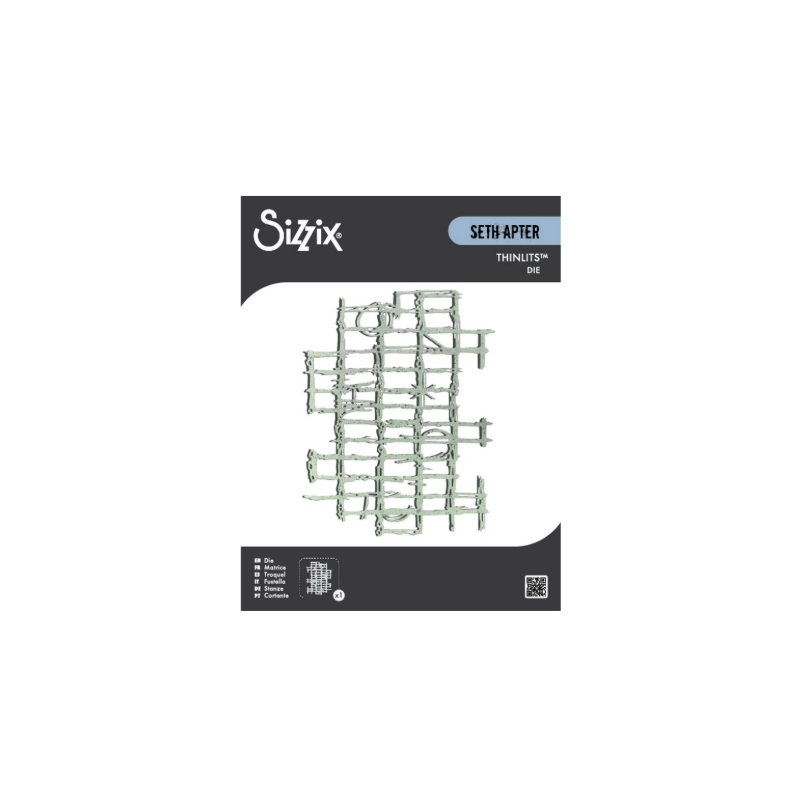 Sizzix • Thinlits Die Set 1pcs Gridiron by Seth Apter