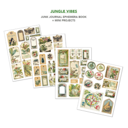 Ciao Bella Jungle Vibes A4 Junk Journal Ephemera Book (32pcs) (CBB026)