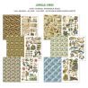 Ciao Bella Jungle Vibes A4 Junk Journal Ephemera Book (32pcs) (CBB026)