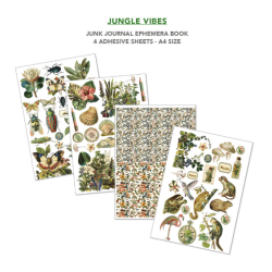Ciao Bella Jungle Vibes A4 Junk Journal Ephemera Book (32pcs) (CBB026)