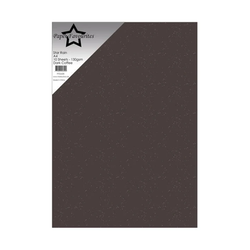 Paper Favourites Star Rain "Dark Coffee" PFSS608
