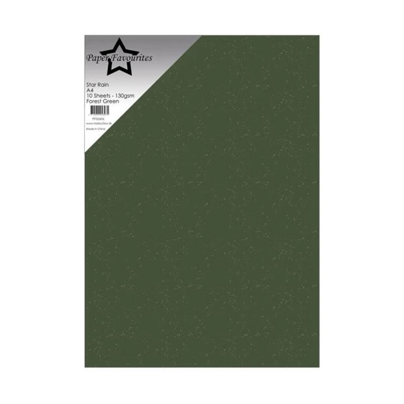 Paper Favourites Star Rain "Forest Green" PFSS606