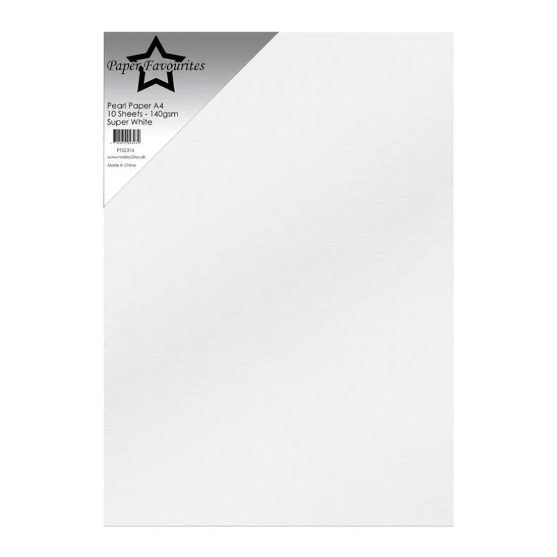 Paper Favourites Pearl paper "Super White" PFSS316