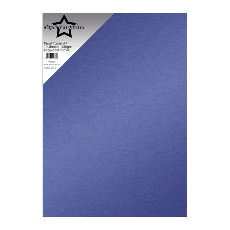 Paper Favourites Pearl paper "Logwood Purple" PFSS315