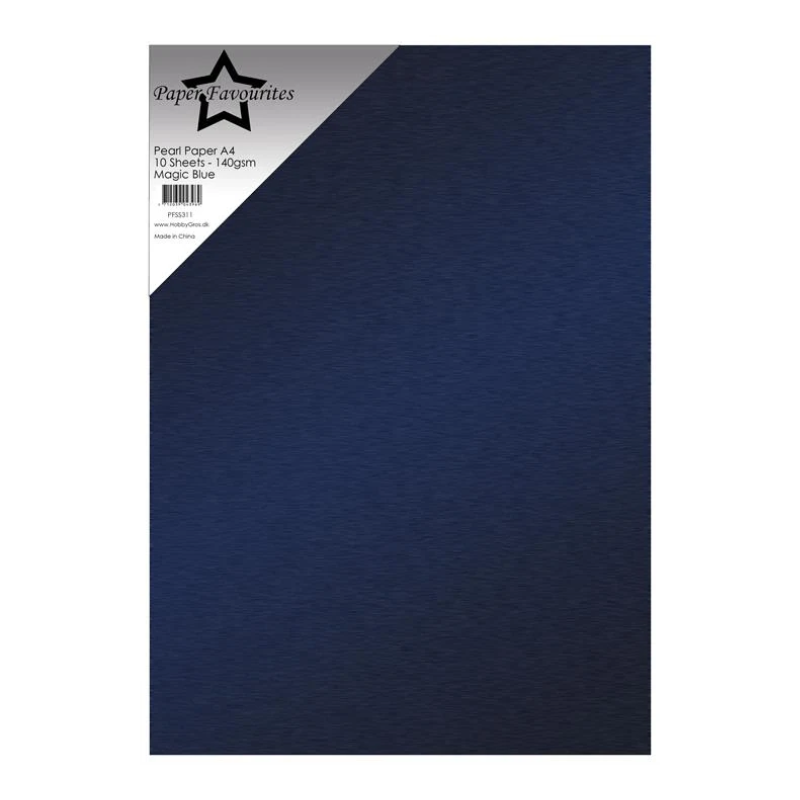 Paper Favourites Pearl paper "Magic Blue" PFSS311