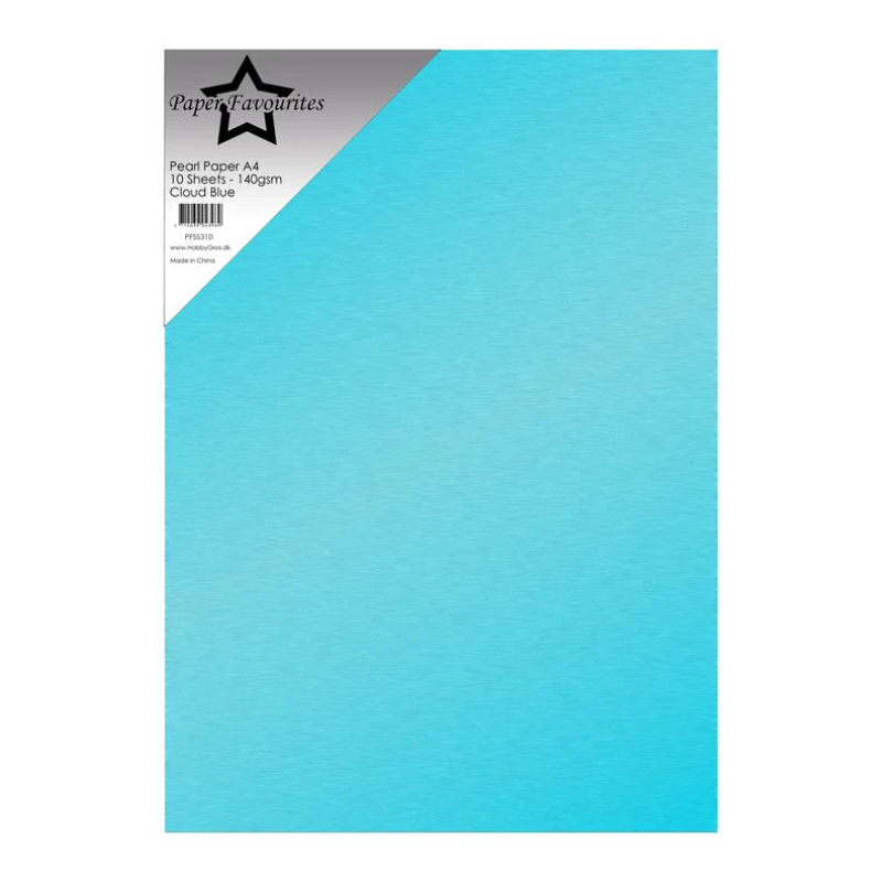 Paper Favourites Pearl paper "Cloud Blue" PFSS310