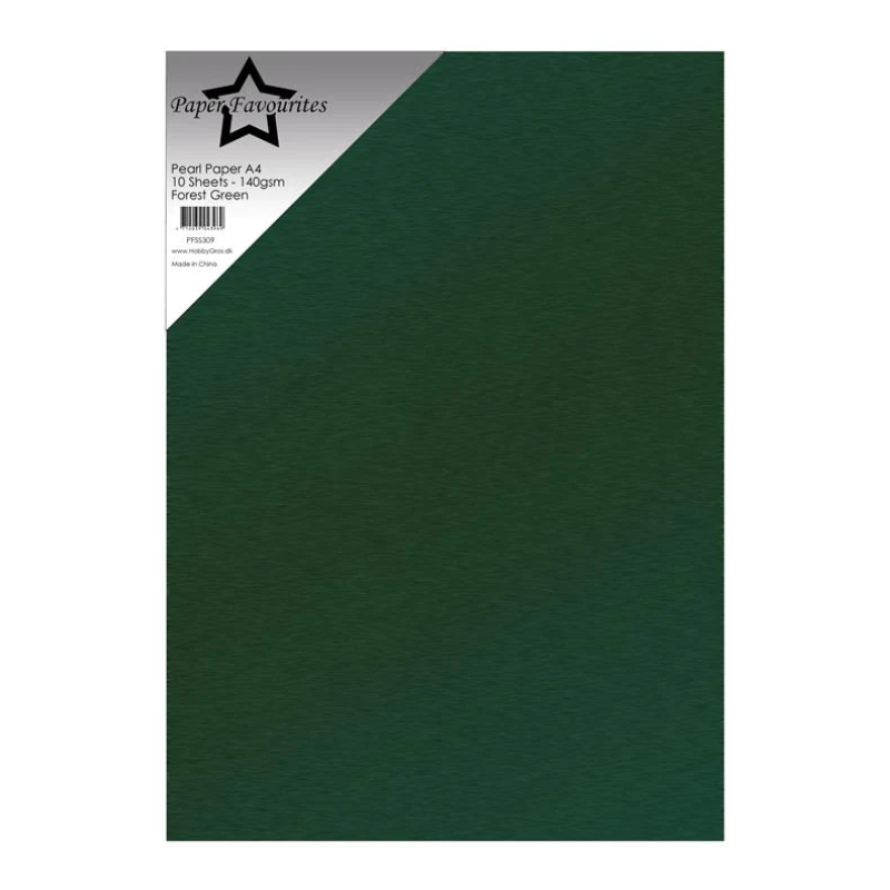 Paper Favourites Pearl paper "Forest Green" PFSS309