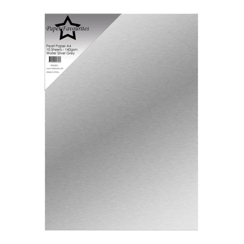 Paper Favourites Pearl paper "Water Silver Grey" PFSS301