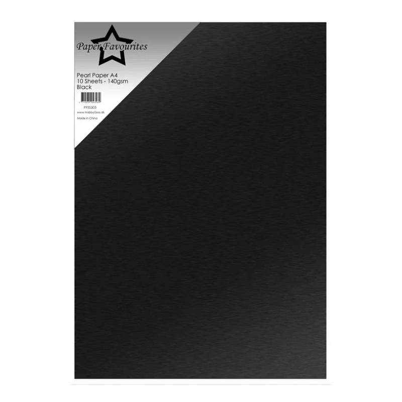 Paper Favourites Pearl paper "Black" PFSS303