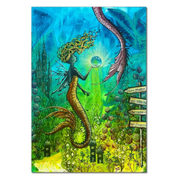 Lavinia Fairy Towns Stamp