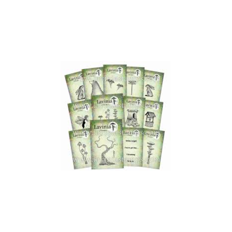 Lavinia hela kollektionen the coven of curiosities 13 st stämplar