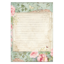 Stamperia House of Roses Junk Journal Stickers, Backgrounds, Cut-Outs (SBJK19)