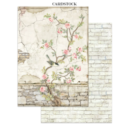Stamperia House of Roses Junk Journal Stickers, Backgrounds, Cut-Outs (SBJK19)