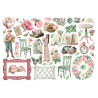 Stamperia House of Roses Ephemera (46pcs) (DFLCT80)