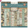 Stamperia  10 sheets cm 20,3X20,3 (8"X8") Backgrounds - Gardens of Time
