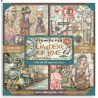 Stamperia 22 sheets cm 30,5x30,5 (12"x12") Single face - Gardens of Time