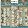 Stamperia 10 sheets cm 30,5x30,5 (12"x12") Backgrounds - Gardens of Time