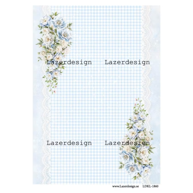LazerDesign Klippark  Blå baby mm LDKL-1860
