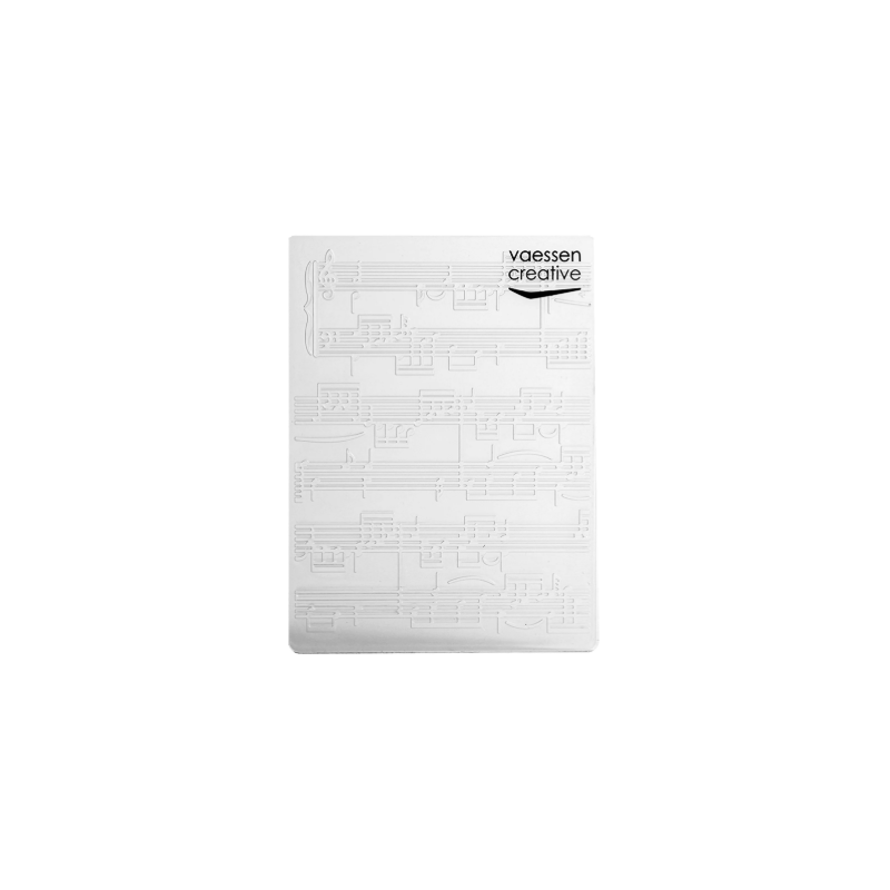 Vaessen Creative • Embossing Folder Sheet Music MUSIK