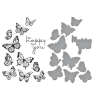 Spellbinders Butterfly Swirl Press Plate & Die Set (BP-031)