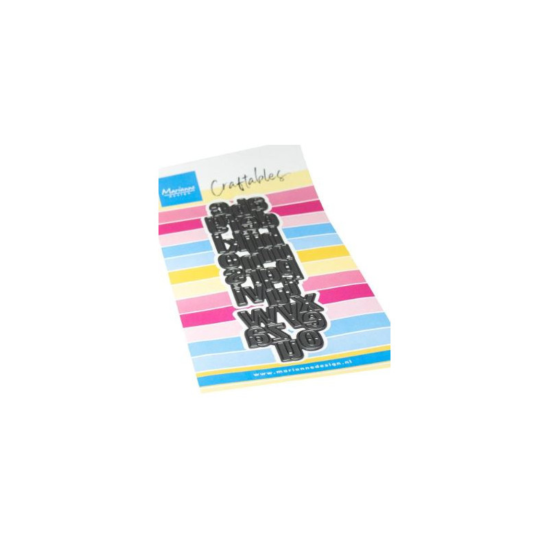 Marianne Design • Craftables Alphabet 1 piece, 37x140,5mm