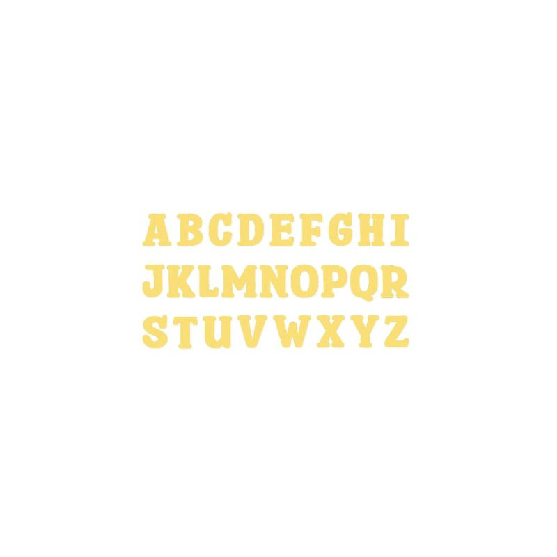 Sizzix • Thinlits 26pcs Die Set Nora Alphabet