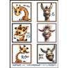 Barto Design 1st 3D ark med 6 bilder Roliga djur 069611