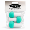 HobbyGros Tools "Mushroom Foam Brushes - 3pc" HGT037