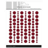 Simple and Basic Enamel Dots Burgundy - (96 pcs)" SBA041