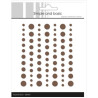 Simple and Basic Matte Enamel Dots Coffee - (77 pcs)" SBA051
