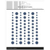 Simple and Basic Matte Enamel Dots Navy - (77 pcs)" SBA053