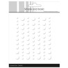 Simple and Basic Matte Enamel Dots Soft White - (77 pcs)" SBA045