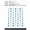 Simple and Basic Matte Enamel Dots Light Blue - (77 pcs)" SBA048