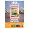 Find it Linen Cardstock A5 Bold Colors (75pcs) (FITCBA5008)