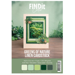 find it Linen Cardstock A5...