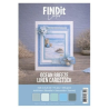 Find it Linen Cardstock A5 Ocean Breeze (75pcs) (FITCBA5002)