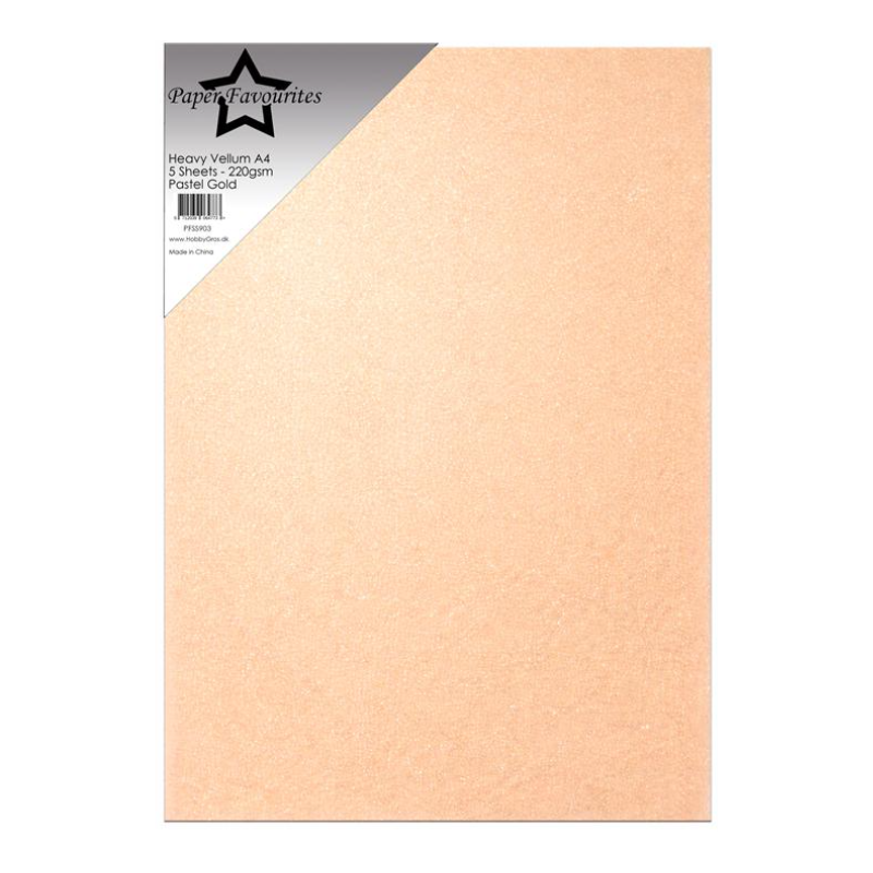 Paper Favourites Heavy Vellum Paper "Pastel Gold" PFSS903