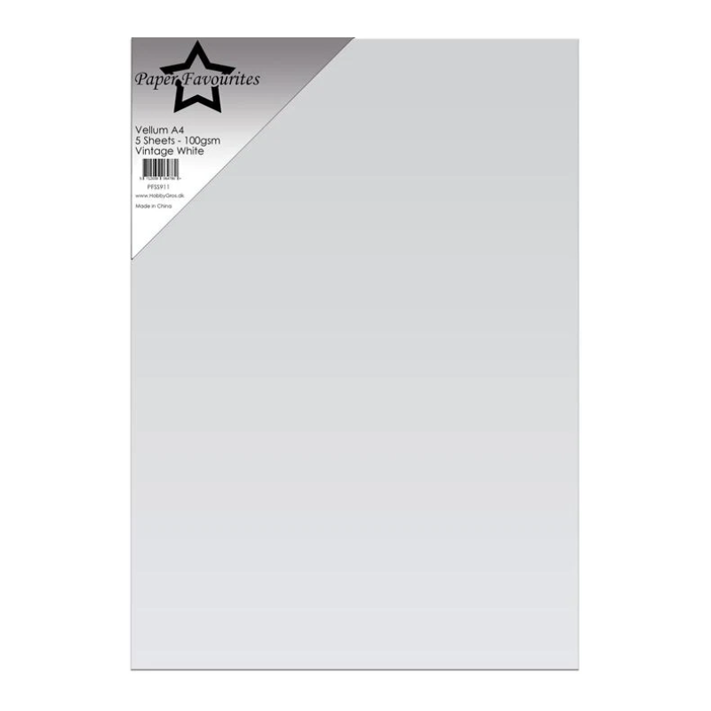 Paper Favourites Vellum Paper "Vintage White" PFSS911
